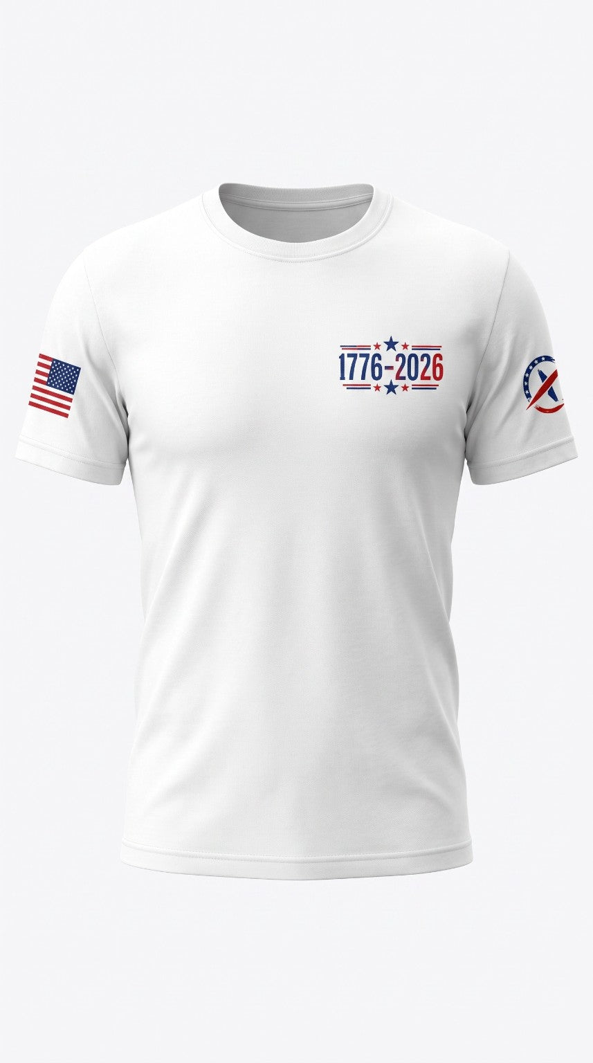 Party Like It’s 1776 Presidents 250th Anniversary Tee