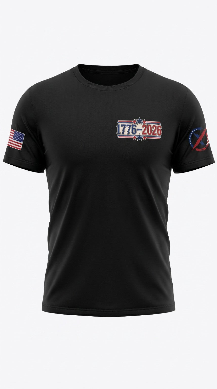 Party Like It’s 1776 Presidents 250th Anniversary Tee